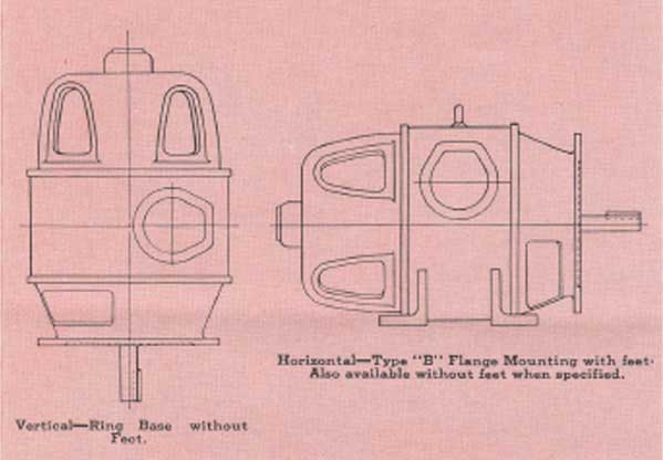 dc motor mounting